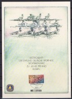 Germany 1981 Sport, Rowing, Gliding Set Of 2 First Day Prints - Rowing