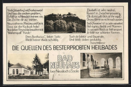 AK Bad Neuhaus Bei Neustadt, Ruine Salzburg, Neue Trink- Und Wandelhalle  - Other & Unclassified