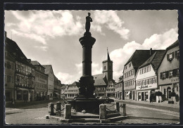 AK Bad Neustadt A. D. Saale, Partie Am Marktplatz Mit Springbrunnen  - Sonstige & Ohne Zuordnung