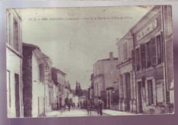 16 - BAIGNES - RUE DE LA MAIRIE ET ECOLE DE FILLES - ANIMEE - - Sonstige & Ohne Zuordnung