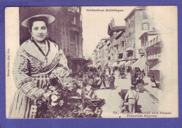 06 - NICE  - MARCHE AUX FLEURS - FLEURISTE NICOISE -  ANIMEE -  - Mercati, Feste