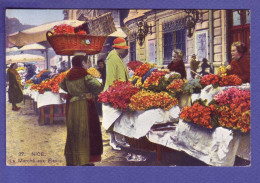 06 -  NICE - MARCHE AUX FLEURS - COLORISEE - ANIMEE -  - Petits Métiers