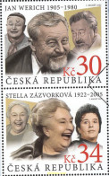 673214 MNH CHEQUIA 2022 ACTORES Y ACTRICES CHECOS - Nuevos