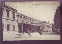 13 - MARSEILLE - GARE SAINT CHARLES - ATTELAGE - ANIMEE - - Quartier De La Gare, Belle De Mai, Plombières