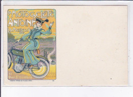 PUBLICITE : La Motocyclette ANTOINE - à Lieège (Belgique - Moto) - état (taches Au Dos) - Werbepostkarten