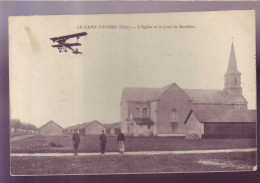 18 - CAMP D'AVORD - AVIATION - EGLISE Et FRONT De BANDIERE -  - Autres & Non Classés