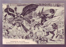 06 - NICE - REPRODUCTION - ARRIVEE DE S.M. CARNAVAL XXXVII -  - Carnevale