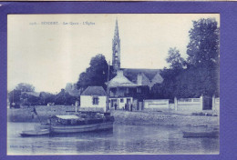 29 - BENODET - LES QUAIS ET L'EGLISE  - ANIMEE -  - Bénodet