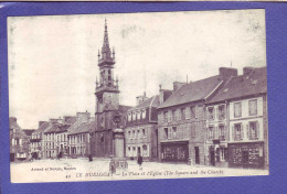 29 - HUELGOAT - PLACE Et EGLISE - ANIMEE - - Huelgoat