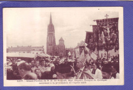 29 - FOLGOËT - GRANS PARDON - PROCESSION EN PRESENCE DE L'EVEQUE DE QUIMPER MGR DUPARC - ANIMEE - - Other & Unclassified