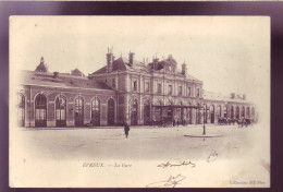 27 - EVREUX - LA GARE - ATTELAGE - ANIMEE - - Evreux