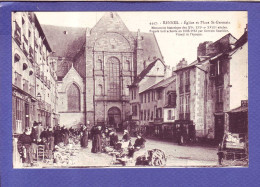 35 - RENNES - EGLISE Et PLACE SAINT GERVAIS - JOUR De MARCHÉ - ANIMÉE - - Rennes