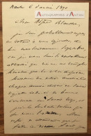 ● L.A.S 1890 Emile MELLINET Militaire / Général - NANTES - à Alfred Blanche - Impératrice - Lettre Autographe - Rare - Politicians  & Military