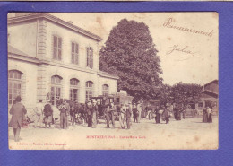 55 - MONTMEDY - ENTRÉE De La GARE - ATTELAGE - ANIMÉE -  - Montmedy