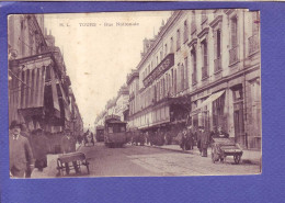 37 - TRAMWAYS - TOURS  - RUE NATIONALE - ANIMEE -  - Tours