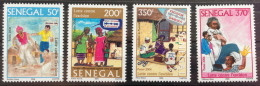 Sénégal 2006 Lutte Contre L'excision Fight Agains Female Mutilation Kampf Gegen Beschneidung 4 Val. RARE MNH - Sénégal (1960-...)