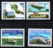 Sénégal 2006 Transport Aérien Air Concorde Zeppelin Airbus Boeing Avion Flugzeug Airplane Airport 4 Val. RARE MNH - Sénégal (1960-...)