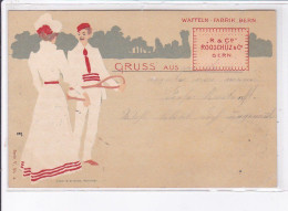PUBLICITE :  Waffeln Fabrik Bern (Suisse - Rooschuz (illustrée Par Henri Meunier) - état - Werbepostkarten