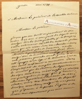 ● L.A.S 1894 Antoine MAURE - Grasse - Député Des Alpes Maritimes - Charles Dupuy Président Assemblée Lettre Autographe - Politico E Militare