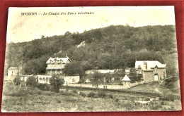 SPONTIN  -  Le Chalet Des Eaux Minérales  (carte Publicitaire)  -  1912 - Yvoir
