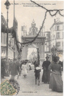 47 - AGEN - Fêtes Présidentielles 1906 - Arc De Triomphe, Bd De La République - Animée - Agen