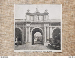 Atrio Del Cimitero Dell'Antella Nel 1913 Bagno A Ripoli Firenze Toscana - Otros & Sin Clasificación