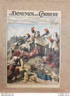 Copertina Domenica Del Corriere 13 Ottobre 1912 Battaglia Zanzur Liccidi Libia - Autres & Non Classés