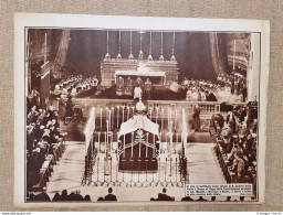 Roma 1939 Chiesa Di S.Andrea Funerale Papa Pio XI Ambrogio Damiano Achille Ratti - Autres & Non Classés