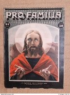 Copertina Pro Familia Del 1939 Cristo Che Spezza Il Pane (S. Luca XXIV, 31) - Altri & Non Classificati