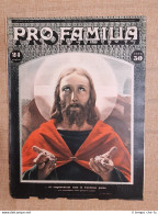 Copertina Pro Familia Del 1939 Cristo Che Spezza Il Pane (S. Luca XXIV, 31) - Otros & Sin Clasificación