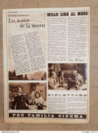 Film Mille Lire Al Mese Illustrazione Di Cinema Anno 1939 - Other & Unclassified