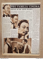 Film Dedicato Ad Uno Spirito Bizzarro Illustrazione Di Cinema Anno 1939 - Autres & Non Classés