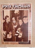 Copertina Pro Familia Del 1939 Monsignor Amleto Cicognani A Washington - Otros & Sin Clasificación