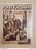 Copertina Pro Familia Del 1939 Guerra Civile In Spagna Profughi Colle Del Perthy - Other & Unclassified