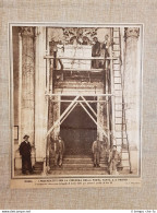 Roma Nel 1925 Preparativi Chiusura Della Porta Santa A San Pietro Papa Pio XI - Otros & Sin Clasificación