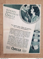 Orologio Omega Grande Concorso A 115 Premi Pubblicità Del 1925 (2) - Otros & Sin Clasificación