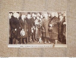 Roma Nel 1925 Stazione Termini Accoglienza Della Missione Volpi Lazio - Otros & Sin Clasificación