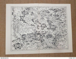 Carta Geografica O Mappa Lotharingiae Ducatus Pars Anno 1650 Ristampa - Geographische Kaarten