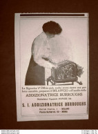 Addizionatrice Burroughs S.I. Milano Pubblicità Del 1918 - Autres & Non Classés