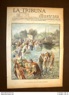 Copertina Tribuna Illustrata 12 Aprile 1903 Settimana Santa Sul Fime Giordano - Otros & Sin Clasificación