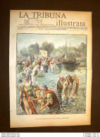 Copertina Tribuna Illustrata 12 Aprile 1903 Settimana Santa Sul Fime Giordano - Sonstige & Ohne Zuordnung