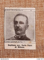 WW1 Prima Guerra Mondiale 1914-1918 Caduto Per La Patria Carlo Paini Di Milano - Otros & Sin Clasificación