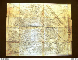 Carta Geografica O Mappa Dei Primi Del '900 Vienna Wien Austria Dettagliatissima - Geographische Kaarten