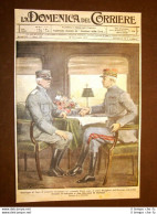 Copertina La Domenica Del Corriere 15 Luglio 1915 Generale Cadorna E Foch WW1 - Other & Unclassified