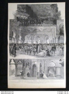 Teatro Nazionale Dell'Opera - Principali Scene De "L'Otello" Incisione Del 1894 - Before 1900