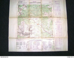 Grande Carta Topografica Lorenzago Di Cadore Belluno Veneto Dettagliatissima IGM - Mapas Geográficas