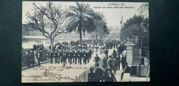 06 ,  Cannes , Bataille Des Fleurs , Défilé Des Bannières En 1905 - Cannes