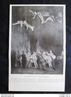 Le Figlie Del Reno All'Opera Di Budapest Stampa Del 1907 - Other & Unclassified