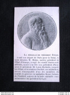 La Medaglia Del Presidente Steijn Stampa Del 1905 - Altri & Non Classificati