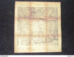 Grande Carta Topografica Predazzo O Pardatsch Trentino Dettagliatissima I.G.M. - Mapas Geográficas